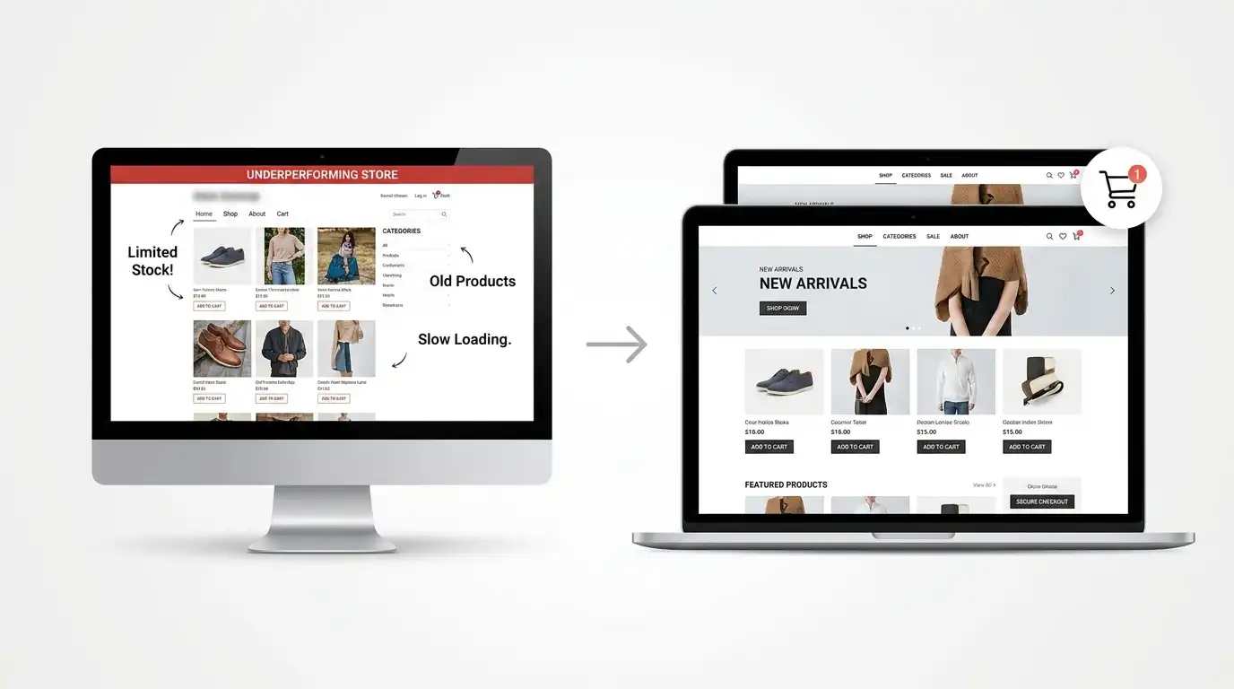 ecommerce-website-redesign-before-after