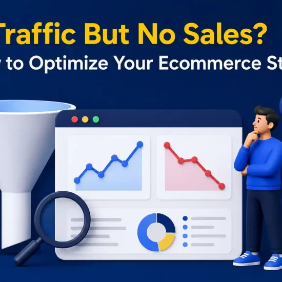 ecommerce conversion rate optimisation guide for UK retailers — traffic without sales Search keyword: ecommerce store traffic no sales UK