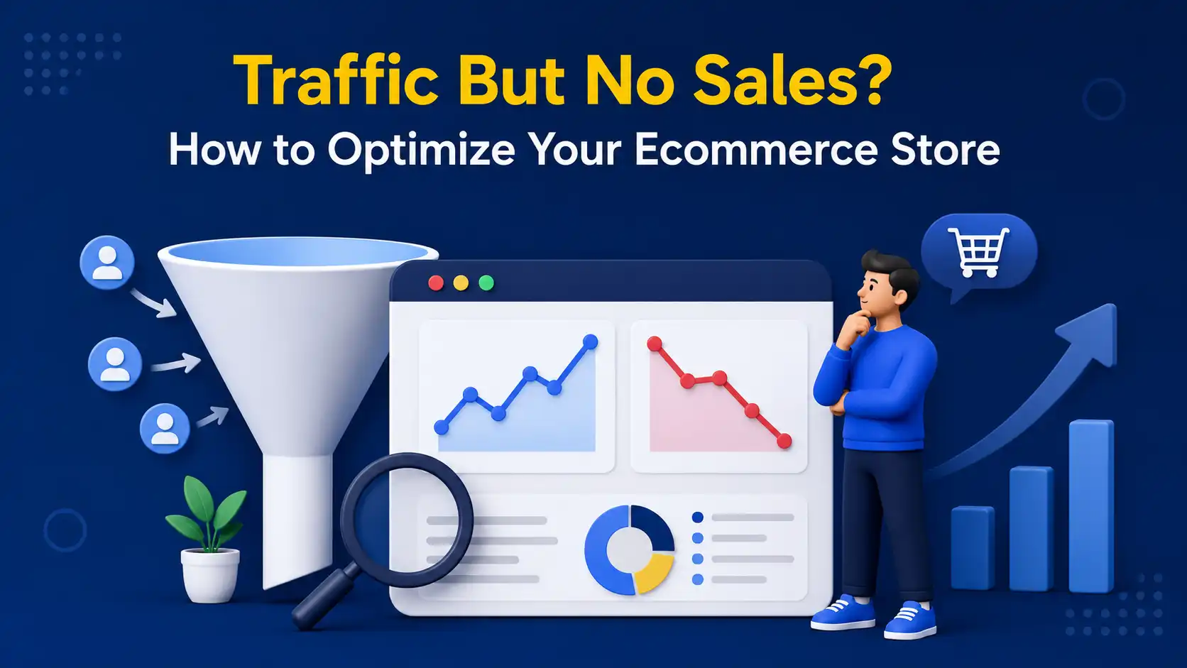 ecommerce conversion rate optimisation guide for UK retailers — traffic without sales Search keyword: ecommerce store traffic no sales UK