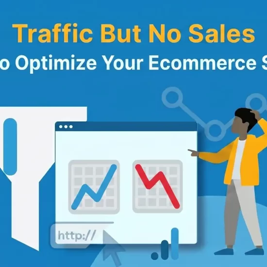 ecommerce conversion rate optimisation guide for UK retailers — traffic without sales Search keyword: ecommerce store traffic no sales UK